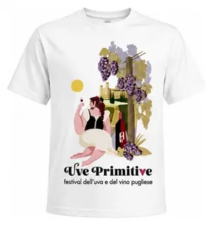 Maglietta Uve Primitive bianca